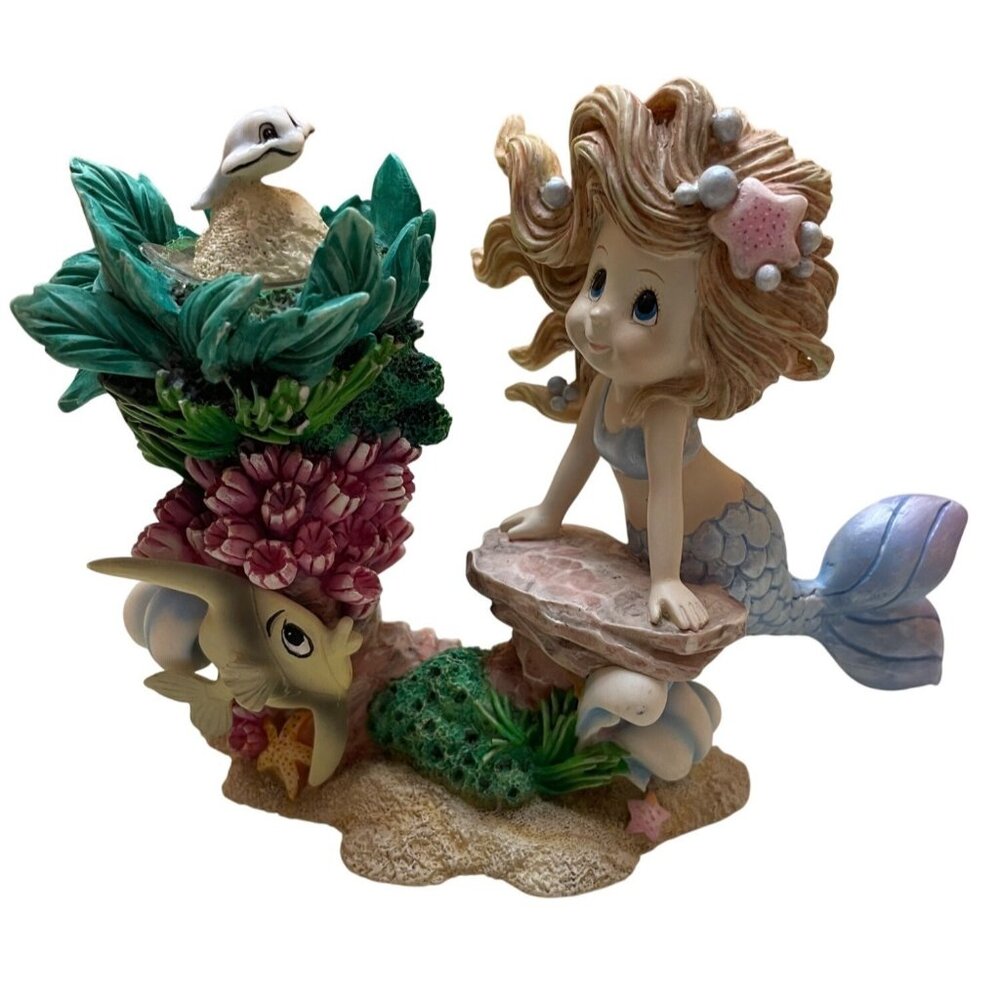Undersea Pals Mermaid Figurine with Friends signed and numbered by Rainbow lct